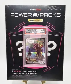2025 Pokemon Power Packs Series 4 SEALED Gamestop EXCLUSIVE GUARANTEED PSA 8+ - Image 1