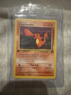 Pokemon Charmander 1st Edition #50/82 1999-2000 - Image 4