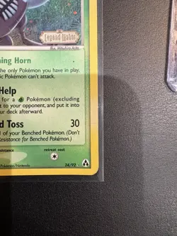 Pinsir 24/92 Stamped Pokemon EX Legend Maker 2006 Reverse - Image 3