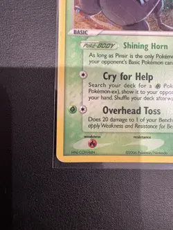 Pinsir 24/92 Stamped Pokemon EX Legend Maker 2006 Reverse - Image 4