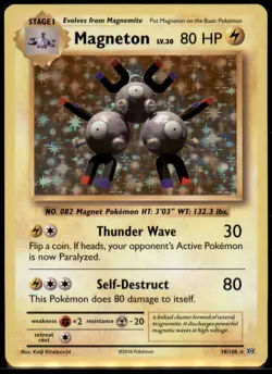 Pokemon Magneton Holo Rare XY - Evolutions 38/108 - Image 1