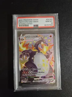 2021 Pokemon SWSH Shining Fates - Charizard VMax SV107 Full Art PSA 10 Gem Mint - Image 1