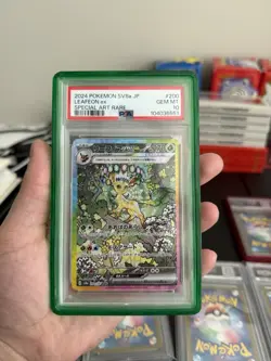 PSA 10 Terastal Festival Eevee Evolution SAR Complete Set 10 Japanese W/Guards - Image 5