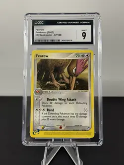 Pokemon TCG Fearow 37/100 ex Ruby & Sapphire: EX Sandstorm Non Holo CGC 9 MINT - Image 3