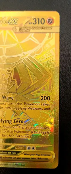 Pokemon Perfect Order Mega Zygarde EX Gold Mega Hyper Rare 124/088 - Image 5