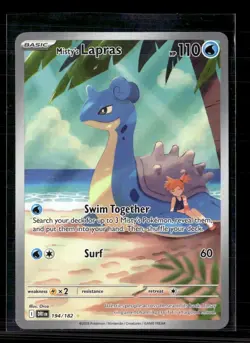 Pokemon 2025 Journey Together Misty's Lapras #194/182 - Image 1