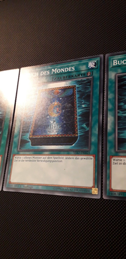 Yu-Gi-Oh! 3x Buch des Mondes, YS16/17/18, Common, 1. Auflage, Deutsch, Near Mint - Image 3