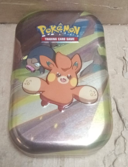 Pokemon TCG: Paldea Friends Mini Tins—Pawmi - Image 1