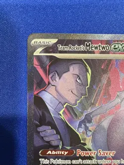 Pokemon TCG Destined Rivals Team Rocket's Mewtwo ex 231/182 SIR Pack Fresh - Image 2