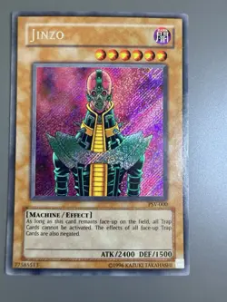 Yugioh! LP Jinzo - PSV-000 - Secret Rare - Unlimited Edition Lightly Played, Eng - Image 1