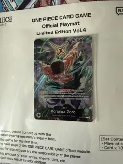 ONE PIECE Card Game Playmat Limited Edition Vol. 4 + Promo Leader Zoro eng - Image 4