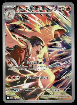 Pokemon Cards Ethan's Typhlosion 190/182 Destined Rivals Illustration Rare NM - Image 1