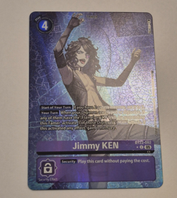 Digimon Card Game Jimmy Ken BT22-092 Alt Art 1 Star U Cyber Eden - Image 2