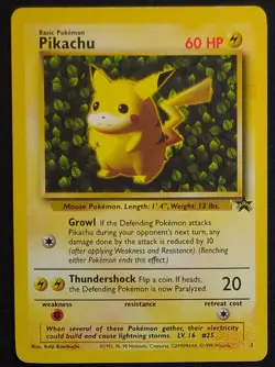 Pikachu 1 Black Star Promo Pokemon Card - Image 1