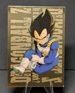 Dragon Ball Z G-8 VEGETA GOLD FOIL 1999 Funimation DBZ Card JPP/AMADA HP - Image 1