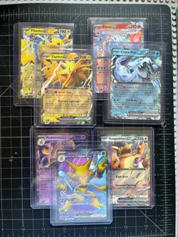 Pokemon EX Lot 7 Cards - Pikachu, Zapdos, Eiscue, Alakazam, Chien-Pao + Other - Image 1