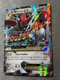 M Scizor EX 77/122 Pokemon Card 2016 XY BREAKPOINT - Image 2