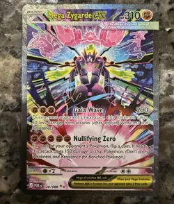 Mega Zygarde EX Perfect Order SIR 120/088 Pokemon Card TCG Near Mint - Image 1