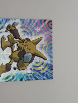 Pokemon Topps #65 Alakazam Holo Foil Card - Series 1 Blue Logo - Near Mint - Image 5