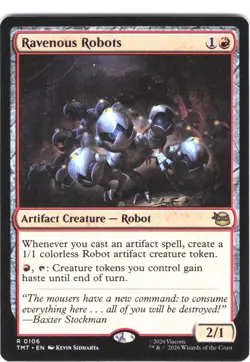 Ravenous Robots #106 Teenage Mutant Ninja Turtles Regular Rare - Image 1