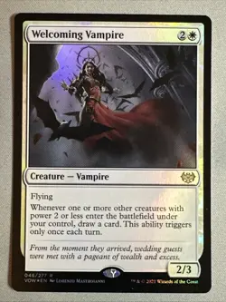 MTG / Welcoming Vampire / VOW / #46 / FOIL / Rare / NM - Image 1