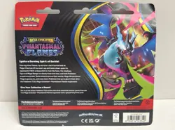 Phantasmal Flames 3 Pack Blister New Sealed Pokemon TCG - Weaville - Image 3