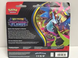 Phantasmal Flames 3 Pack Blister New Sealed Pokemon TCG - Weaville - Image 4