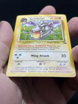 Aerodactyl - Pokemon Fossil 1/62 Holo Unlimited Rare (MP) - Image 4