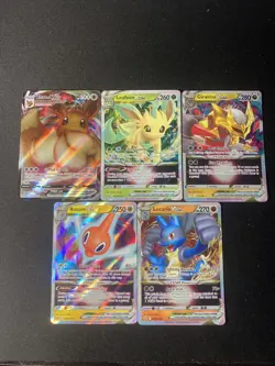 Pokemon TCG Sword & Shield Era VSTAR/VMAX Full Art Ultra Rare Holo Lot - Image 1