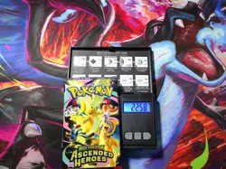 VERY HEAVY! GOD PACKUU SIRUU 22.58g Ascended Heroes Pokemon TCG Booster (SEALED) - Image 1