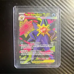 Pokemon Mega Starmie EX Full Art Ultra Rare Holo HP330 XY 102/089 Perfect order - Image 1