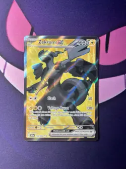 Pokemon TCG - Zekrom ex 158/086 Ultra Rare - Scarlet & Violet Black Bolt - NM+ - Image 1