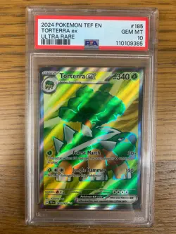 Pokemon - PSA 10 - Torterra ex - 185/162 - Temporal Forces - English - Image 1