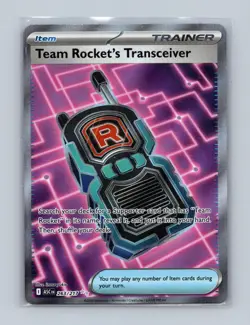 Team Rocket's Transceiver 263/217 Ultra Rare ME: Ascended Heroes Pokemon NM - Image 1
