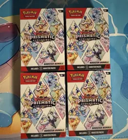 4 x Prismatic Evolutions Booster Bundles - Pokemon TCG Scarlet & Violet - Image 1