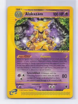 Alakazam 33/165 Rare Expedition Base Set Pokemon Lightly Played - Image 1