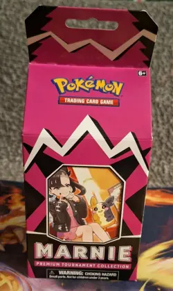 POKEMON Marnie Premium Tournament Collection Box NEW SWORD AND SHIELD TCG NEW - Image 1