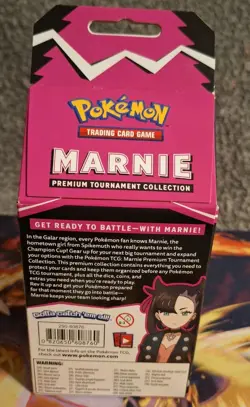 POKEMON Marnie Premium Tournament Collection Box NEW SWORD AND SHIELD TCG NEW - Image 2