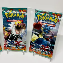 XY Furious Fists Pokemon Booster Pack Art Work Set Factory Sealed Packs 820650118982 - Image 3