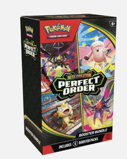 Pokemon TCG: Mega Evolution-Perfect Order Booster Bundle (6 Packs) - PRE-SALE - Image 1