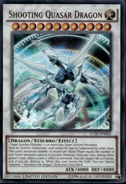 Shooting Quasar Dragon Ltd Ed Ultra Rare LC05-EN005 Yu-Gi-Oh! - Image 1
