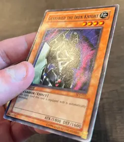 Yugioh 2003 Gearfried the Iron Knight SDJ-012 Vintage 1st Edition (MP/HP) - Image 2