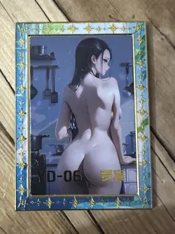 One Piece CCG Goddess Nico Robin Metal Card - Rise & Shine Cakes - Spicy - Image 1