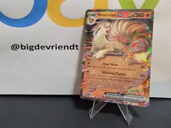 Ninetales ex 038/165 Ultra Rare Pokemon 151 holo card Near Mint - Image 2