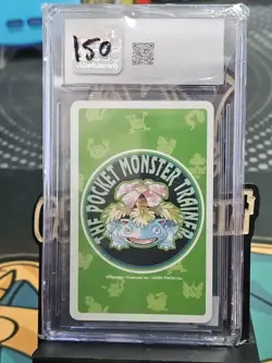 1996 Pokemon Playing Cards Green Deck Mewtwo CGC 10 Ace Spades - Image 2