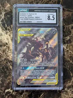 Umbreon & Darkrai GX SM241 Pokemon Card CGC 8.5-FREE SHIPPING!! - Image 1
