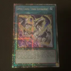Yugioh! 1x Spell Card "Soul Exchange" MP25-EN007 Starlight Rare 1st Ed NM - Image 1