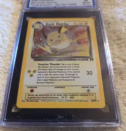 #83/82 Dark Raichu Team Rocket-Secret Rare 2000 Pokemon Card - Image 4
