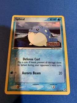 2007 Pokemon Spheal EX Power Keepers Reverse Holo Card 65/108 🔥 Stamped - Clean - Image 4
