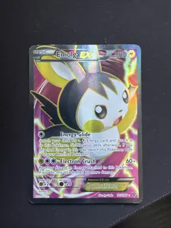 Pokemon Emolga EX Full Art Ultra Rare EX Holo XY 143/146 Card - Image 1